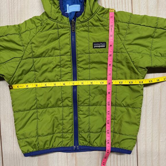 Patagonia Baby Reversible Quilted Toddler 2T Hooded Insulated Jacket - Picture 7 of 7